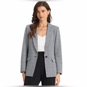 Checkered Blazer